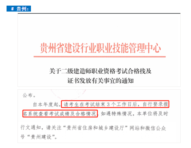 速看！已有11地明確二建查分時間！