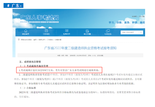 速看！已有11地明確二建查分時間！